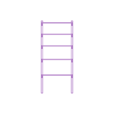 Fixtures Shelves Shelving Ikea Algot Wall Upright System 34 Inch Tall Outline Icon Svg Set, Free Vectors File